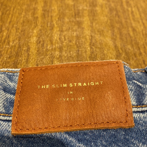 Dark Blue Zara Denim Jean Shorts - Picture 3 of 5